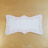 C&F Wooden Pink Flowers Ribbon Plain Board - Kids Haven